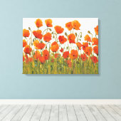 Poppies I Leinwanddruck (Insitu (Holzboden))