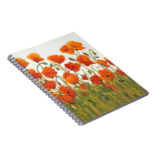Poppies I Notizblock (Rechte Seite)