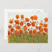 Poppies I Postkarte (Vorne/Hinten)