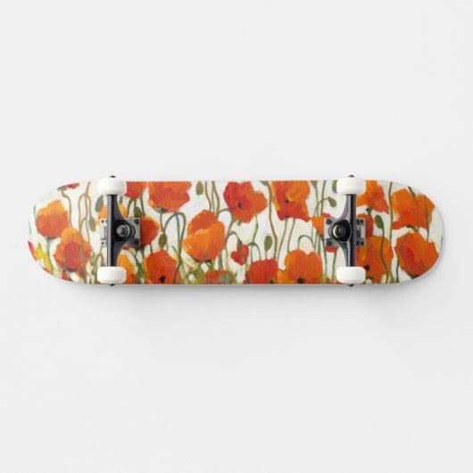 Poppies I Skateboard (Horizontal)