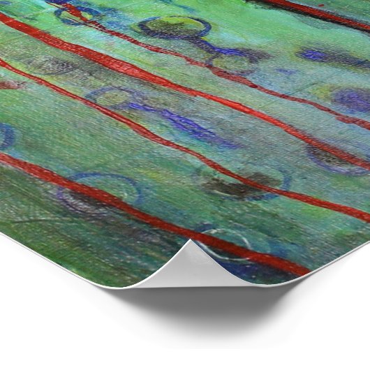 Poppies im Frühling Poster (Ecke)