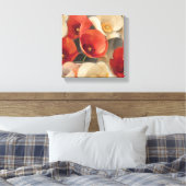 Poppies im Vollblut Leinwanddruck (Insitu (Schlafzimmer))