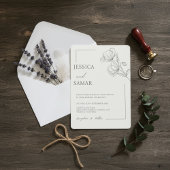 Poppies in Bloom Wedding Einladung