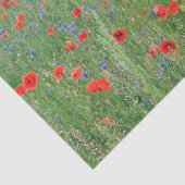 Poppies in einem Cornfield Seidenpapier (Ausschnitt)