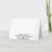 Poppies in Kalifornien 01 Karte (Rückseite)