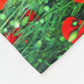 Poppies in Southwold Fleecedecke (Ecke)