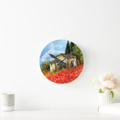 POPPIES IN TUSCANY RUNDE WANDUHR (Zuhause)