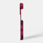 Poppies in Viva Magenta iPhone Hülle (Linke Seite)