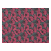 Poppies in Viva Magenta Tischdecke (Vorderseite (Horizontal))