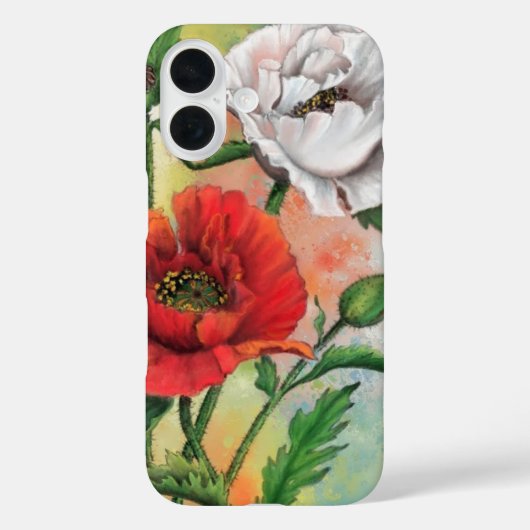 Poppies iPhone Case (Rückseite)