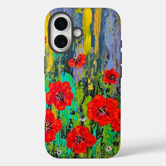 Poppies iPhone Case (Rückseite)