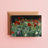 Poppies | John Singer Sargent Karte