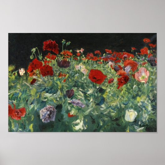 Poppies | John Singer Sargent Poster (Vorne)