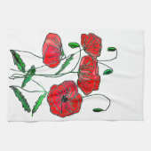 Poppies Küchentuch (Horizontal)