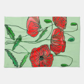 Poppies Küchentücher - Farbe auswählen (Horizontal)