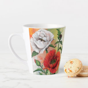 Poppies Latte Tasse
