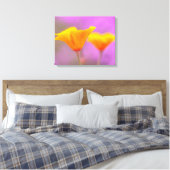 Poppies Leinwanddruck (Insitu (Schlafzimmer))