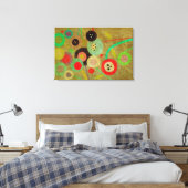 Poppies Liebe Leinwand (Insitu (Schlafzimmer))