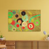 Poppies Liebe Leinwand (Insitu (Wohnzimmer))