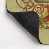 Poppies Lilie Viktorianisch Style Mousepad (Ecke)