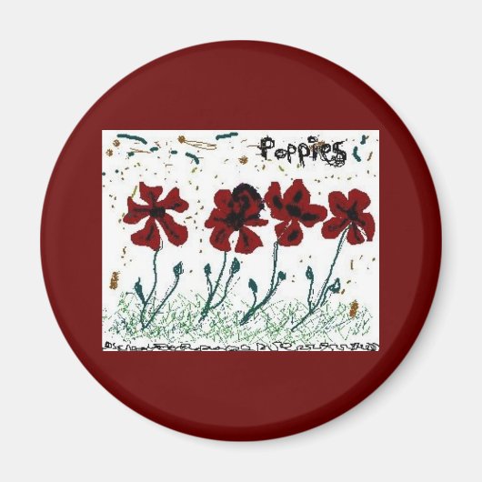 Poppies Magnet (Vorne)