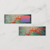 Poppies | mini visitenkarte (Vorne/Hinten)