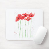 Poppies Mousepad (Mit Mouse)