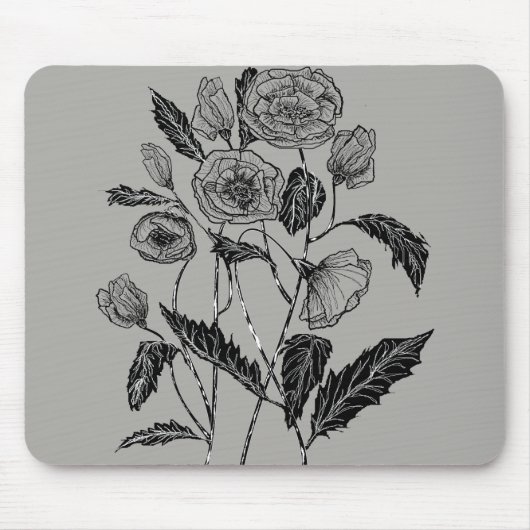 Poppies Mousepad (Vorne)