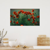 Poppies Nr. 3 | Canvas Print Poster (Küche)