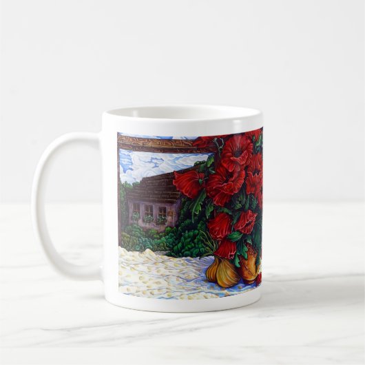 Poppies & Onions 11 oz Klassische Tasse (Links)
