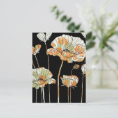 Poppies Oo La La Postkarte (Stehend Vorderseite)