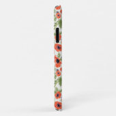 Poppies Orange Floral Pattern Case-Mate iPhone Hülle (Hinten/Rechts)