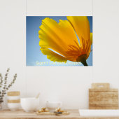 POPPIES Orange Poppy Blume 13 Art Prints Posters Poster (Küche)