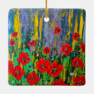 Poppies Ornament