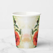 Poppies Paper Cups Pappbecher (Links)