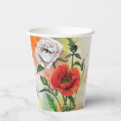 Poppies Paper Cups Pappbecher (Rückseite)