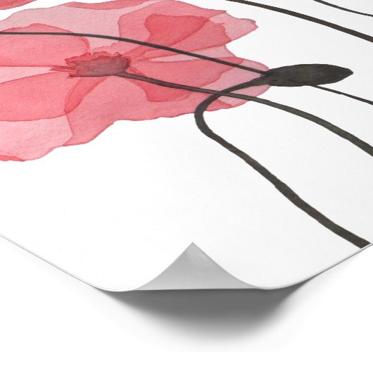 Poppies Poster (Ecke)