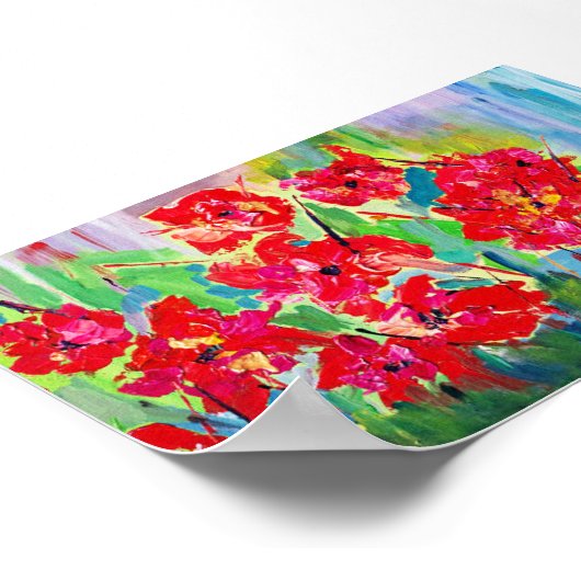 Poppies Poster (Ecke)