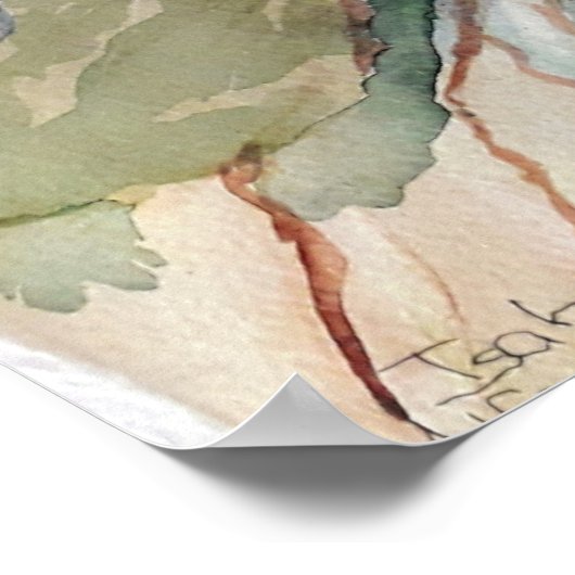 Poppies Poster (Ecke)