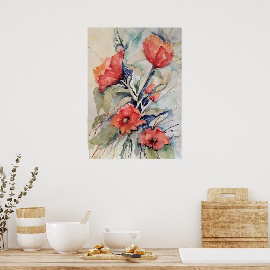 Poppies Poster (Küche)