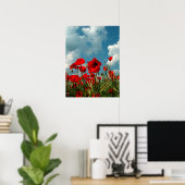 Poppies Poster (Heimbüro)