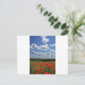 Poppies Postkarte (Stehend Vorderseite)