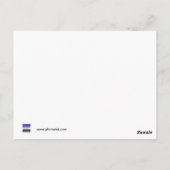 Poppies Postkarte (Rückseite)