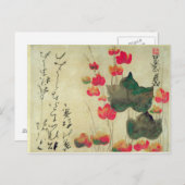 Poppies Postkarte (Vorne/Hinten)