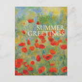 Poppies - Postkarte (Vorderseite)