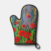 Poppies Pot Holder Ofenhandschuh (Vorderseite)