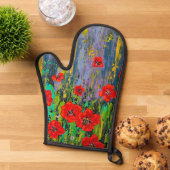 Poppies Pot Holder Ofenhandschuh (Oben unten)