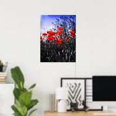 Poppies Print Poster (Heimbüro)
