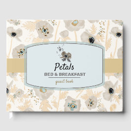 Poppies Rental Guest Book Watercolor Muster Gästebuch