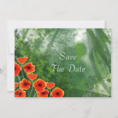 Poppies Save the Date (Vorderseite)